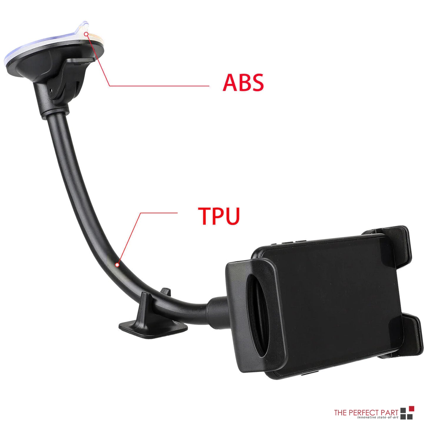 Support universel de pare-brise de voiture à 360 °, support de bureau pour téléphone portable, tablette, iPad, GPS